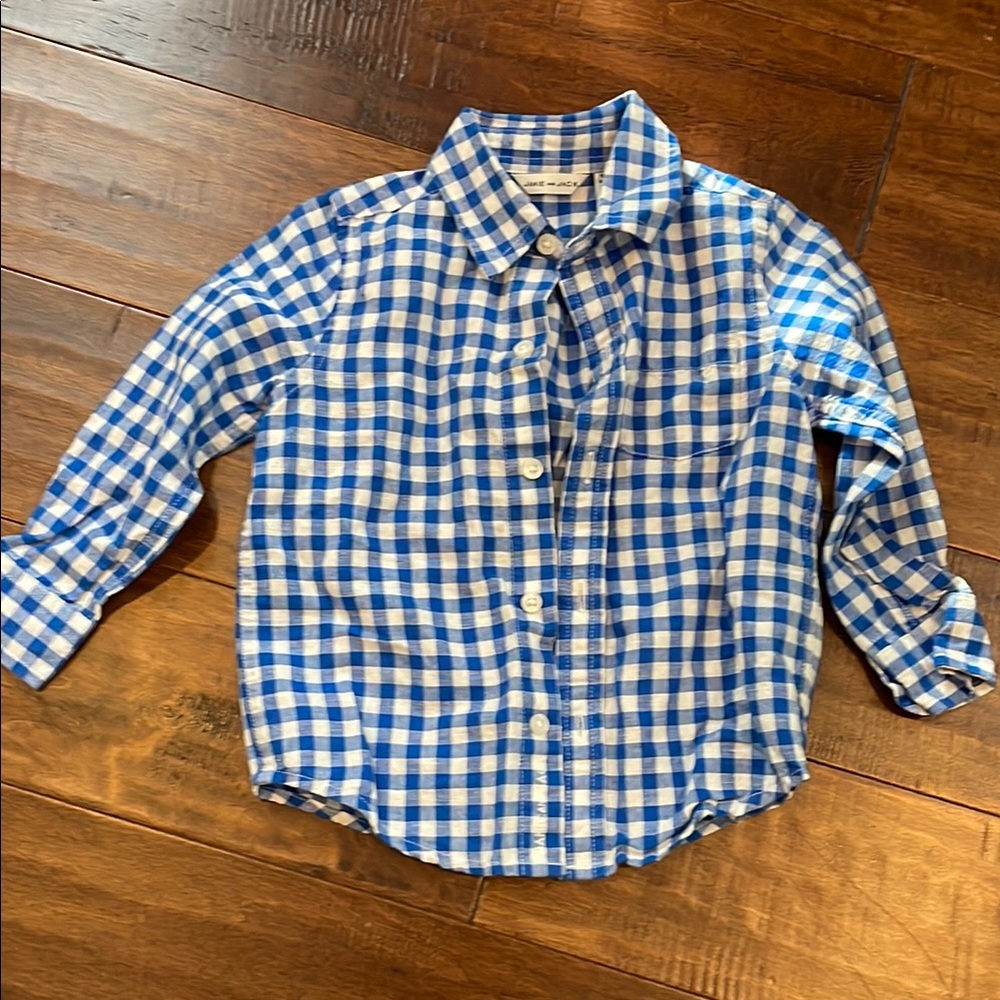 Janie and Jack Gingham Shirt